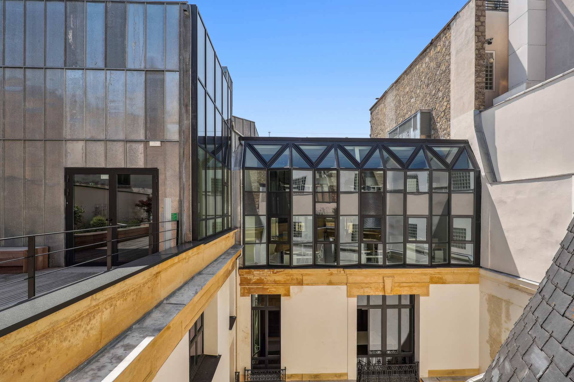 Vue extérieure du bâtiment